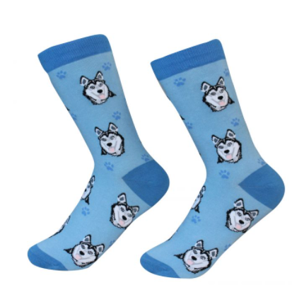 Dog Breed Socks  E & S Imports Siberian Husky  