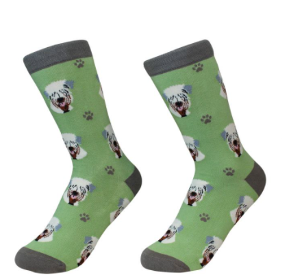 Dog Breed Socks  E & S Imports Soft Coated Wheaten Terrier  