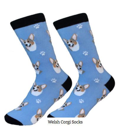 Dog Breed Socks  E & S Imports Welsh Corgi  