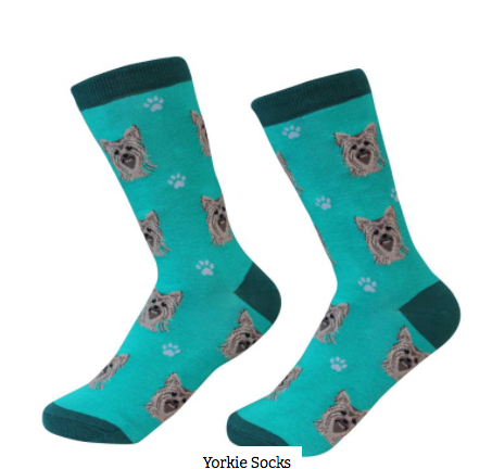 Dog Breed Socks  E & S Imports Yorkie  