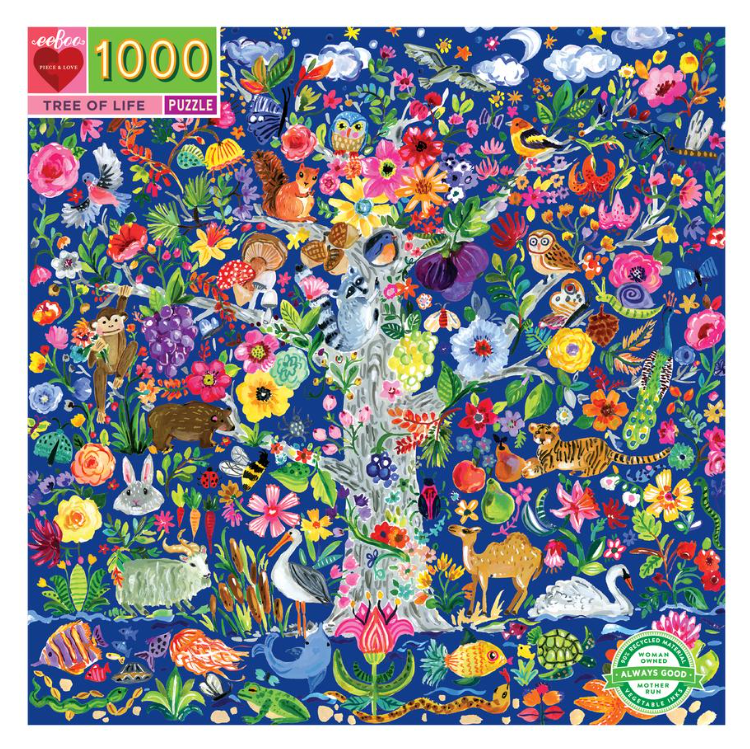 Tree Of Life 1000 Piece Puzzle  Eeboo   