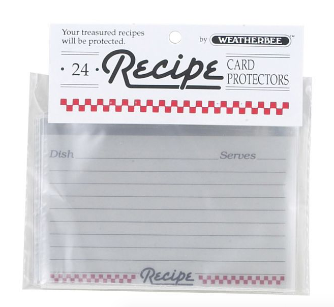 Recipe Cards/Protectors  Harold 3x5 Protectors  