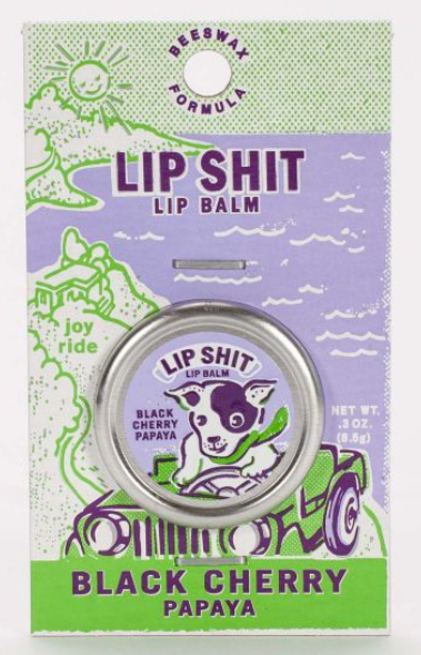 Lip Shit Lip Balms  Blue Q Black Cherry Papaya  