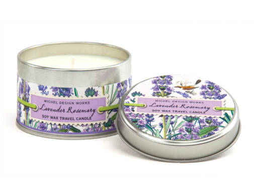 Lavender Rosemary Collection by Michel  Michel Travel Candle  