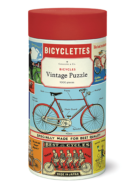 Bicycles 1000 Piece Puzzle  Cavallini Papers   