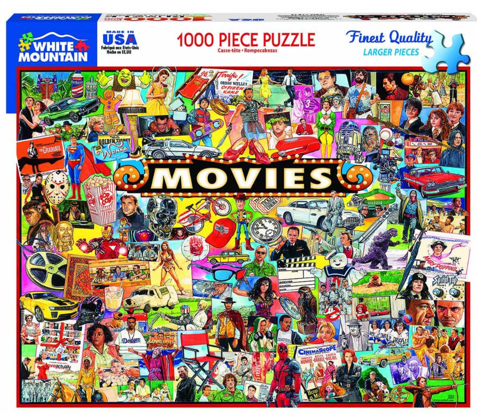 Movies Puzzle 1000 pieces  White Mountain Puzzles   