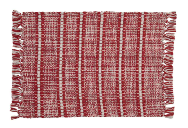 Peppermint Stripe Placemat & Table Runner  Park Designs Placemat  