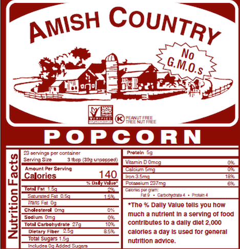 Amish Popcorn Variety Pack  Amish Country Popcorn   