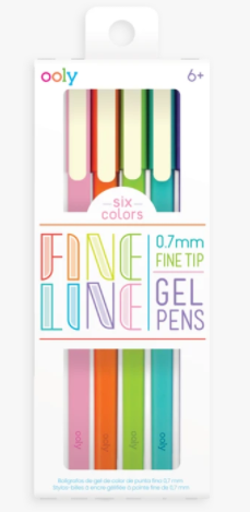 Fine Line Gel Pens  Ooly   