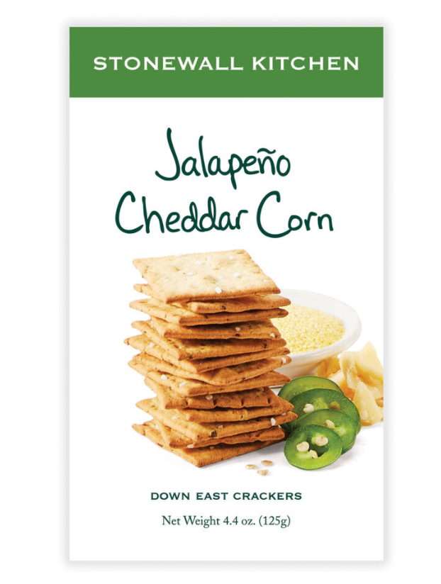 Jalapeno Cheddar Corn Crackers  Stonewall Kitchen   