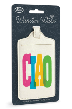 Wanderware Luggage Tags  Fred and Friends   