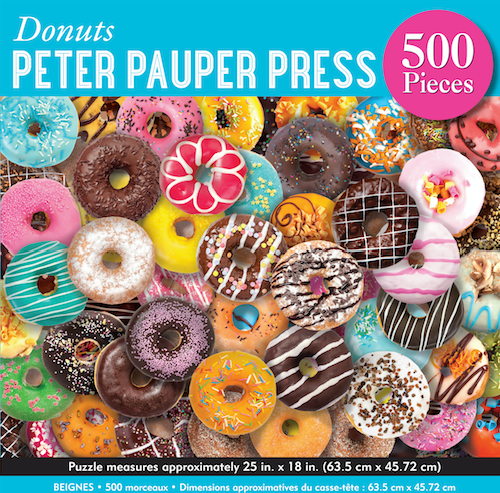 Donuts 500 Piece Puzzle  Peter Pauper Press   