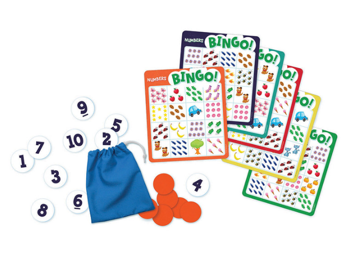 Rhyming/Numbers Bingo  Mindware   