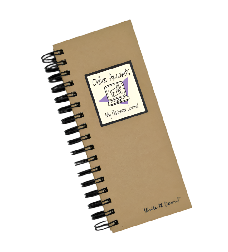 Online Accounts Password Journals  Journals Unlimited Mid-Size  