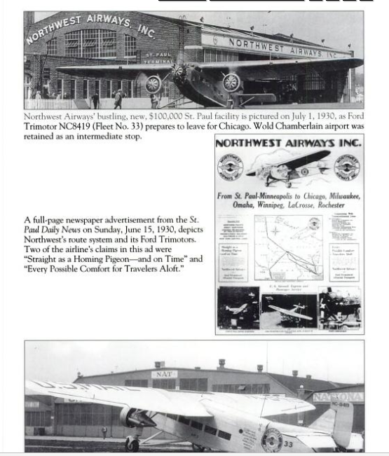 Northwest Airlines: The First Eighty Years  Arcadia Publishing   