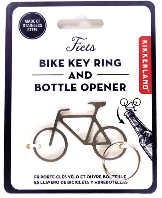 Bike Key Ring and Bottle Opener  Kikkerland   