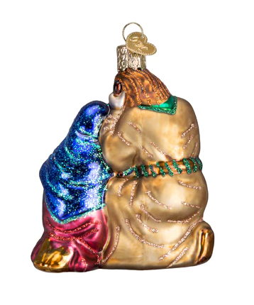 Holy Family Glass Ornament  Old World Christmas   