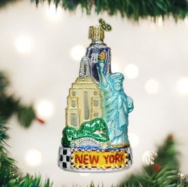 New York City Glass Ornament  Old World Christmas   