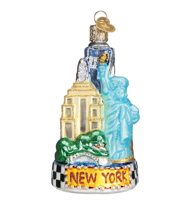 New York City Glass Ornament  Old World Christmas   