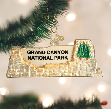 Grand Canyon National Park Glass Ornament  Old World Christmas   