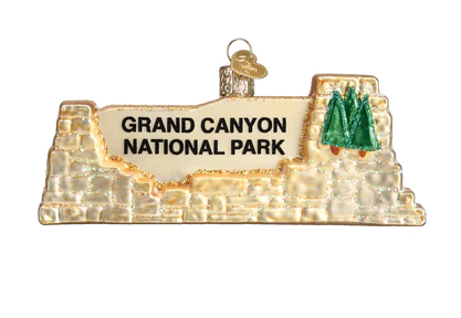 Grand Canyon National Park Glass Ornament  Old World Christmas   