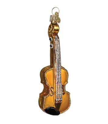 Violin Glass Ornament  Old World Christmas   