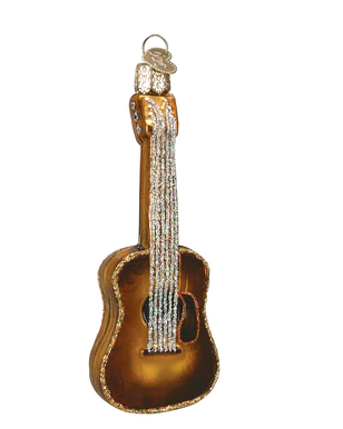 Guitar Glass Ornament  Old World Christmas   