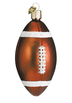 Football Glass Ornament  Old World Christmas   