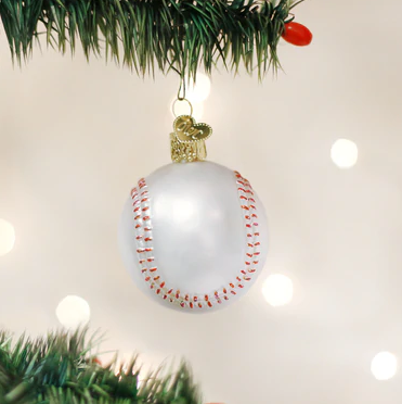 Baseball Glass Ornament  Old World Christmas   