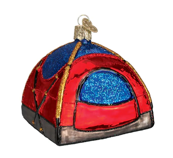 Dome Tent Glass Ornament  Old World Christmas   