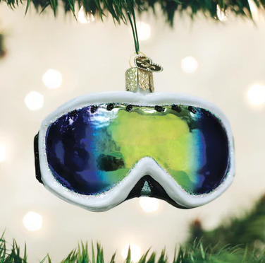 Ski Goggles Glass Ornament  Old World Christmas   