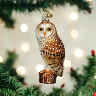 Barn Owl Ornament  Old World Christmas   