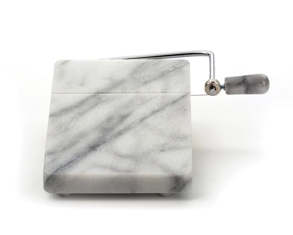 White Marble Cheese Slicer  RSVP   