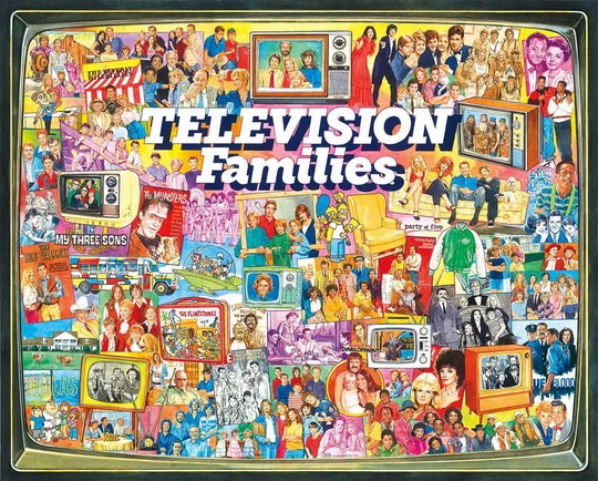 TV Families 1000 Piece Puzzle  White Mountain Puzzles   