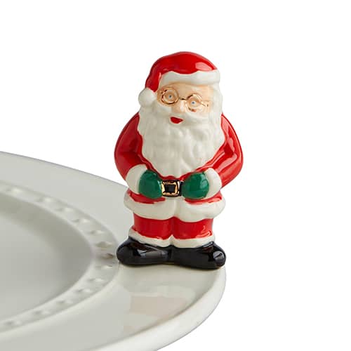 Father Christmas Mini Knob  Nora Fleming   