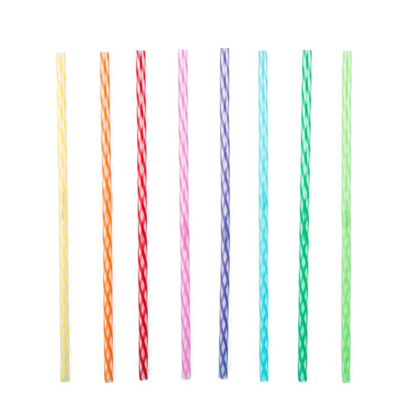 Rainbow Reusable Straws  Kikkerland   