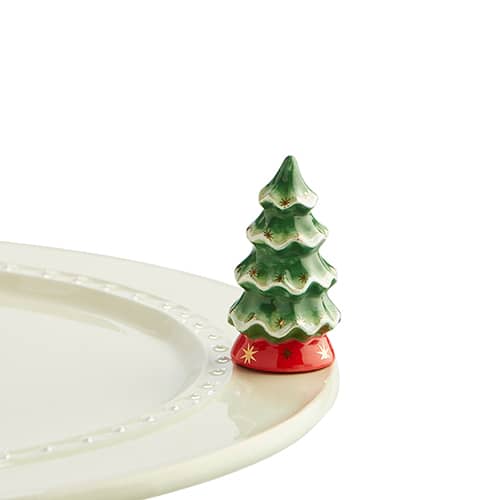 O Tannenbaum Christmas Tree Mini Knob  Nora Fleming   