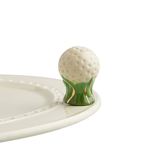 Hole In One Golf Ball Mini Knob  Nora Fleming   