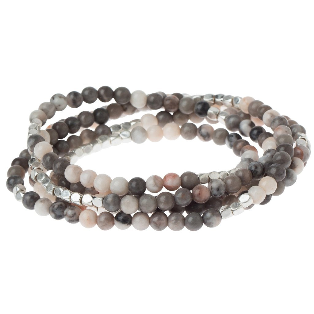 Dendritic Ocean Agate Stone Wrap Bracelet/Necklace  Scout Curated Wears   