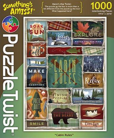 Cabin Rules Puzzle 1000 pieces  Puzzle Twist   