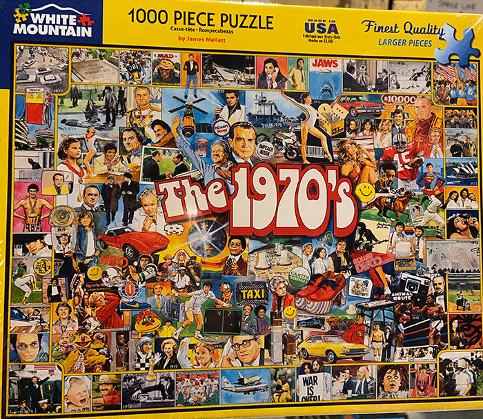 The 1970's Puzzle  White Mountain Puzzles   