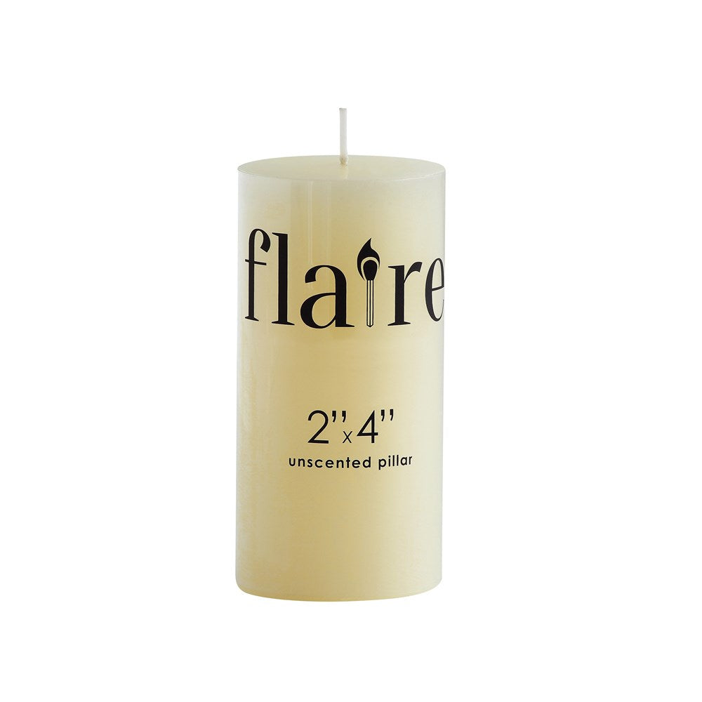 Ivory Pillar Candles  Creative Co-Op 2"x4"  