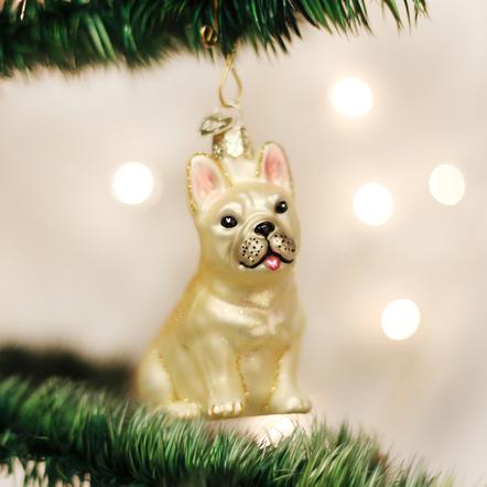 French Bulldog Ornament  Old World Christmas   