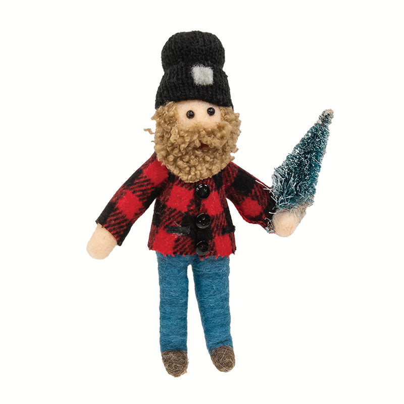 Felted Lumberjack Ornament  Bright Ideas   