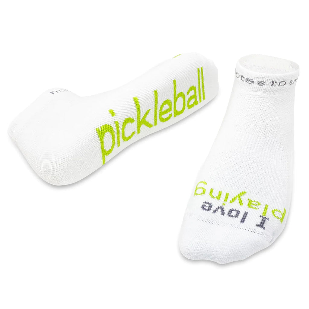 I Love Playing Pickleball Socks  Notes to Self   