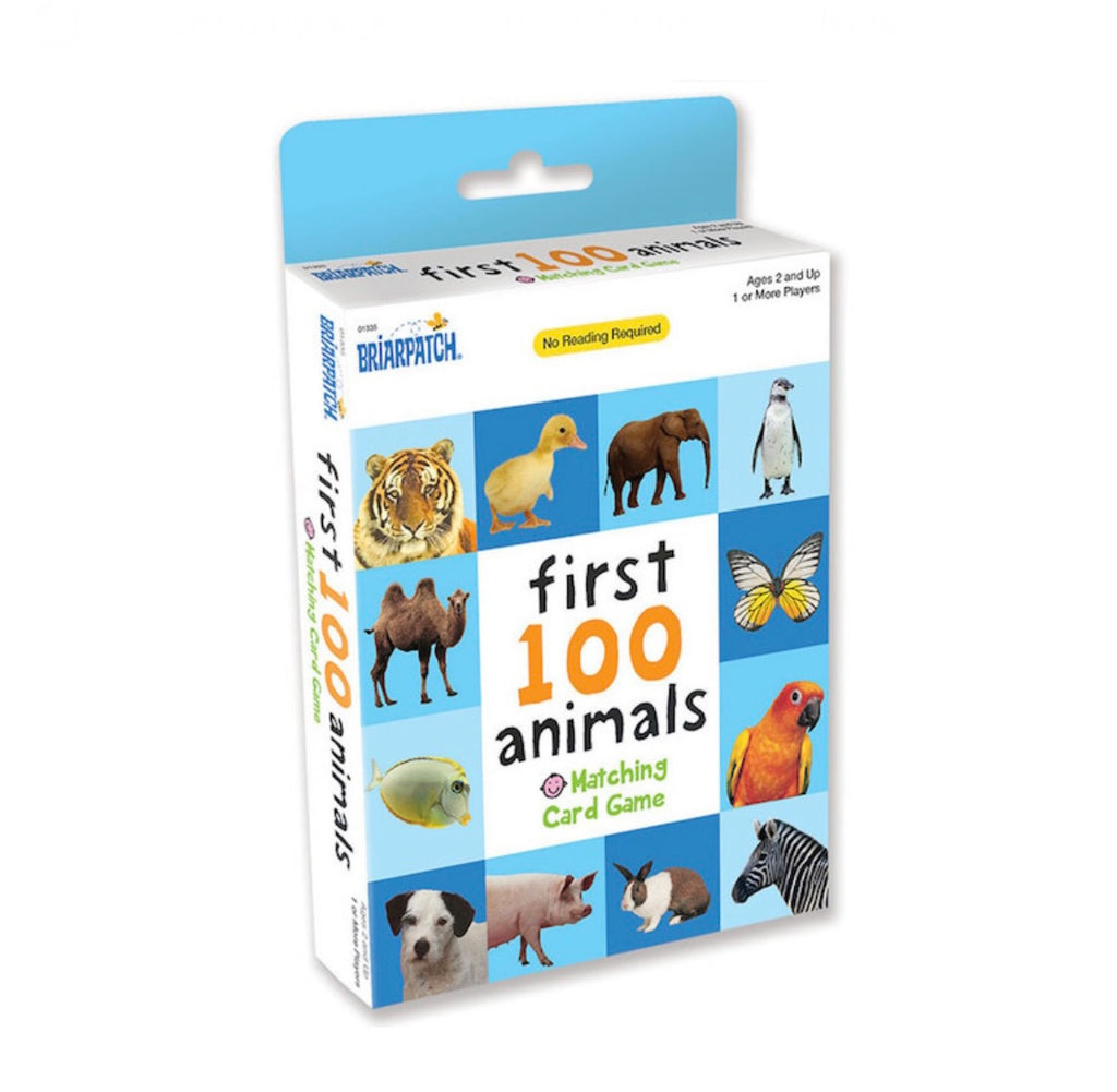 First 100...Matching Card Games  University Games Animals  