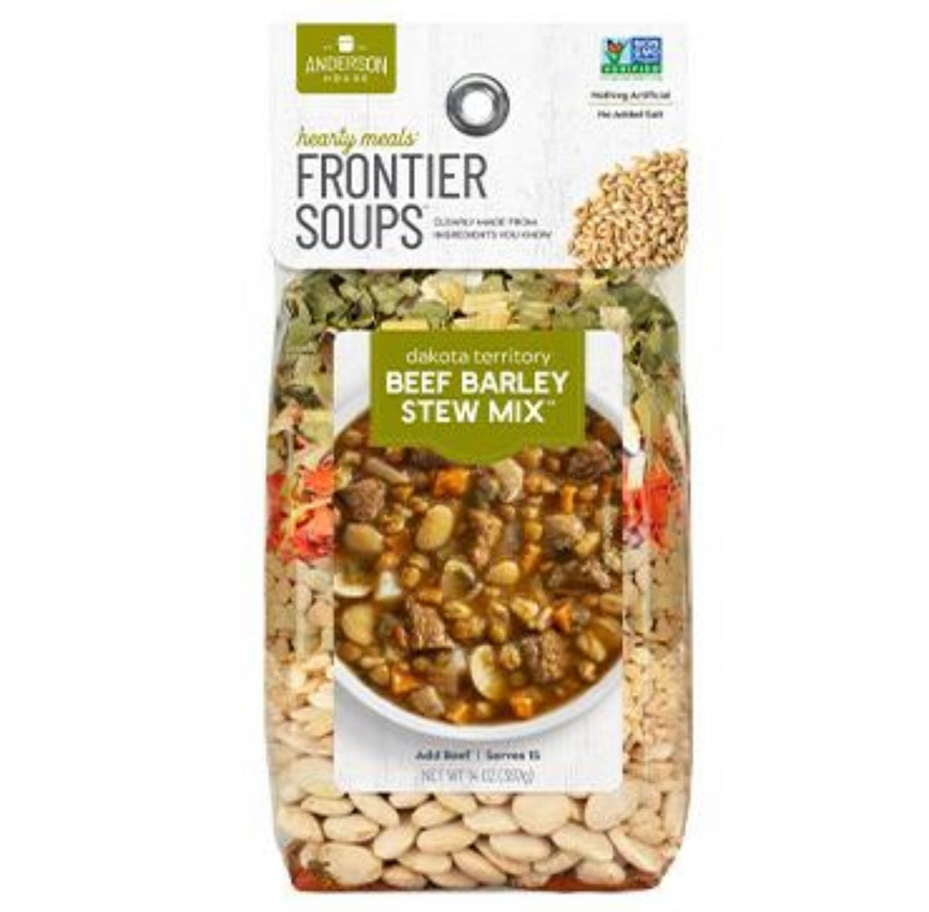 Frontier Soup Mixes  Frontier Soups Dakota Beef Barley Bean Stew  