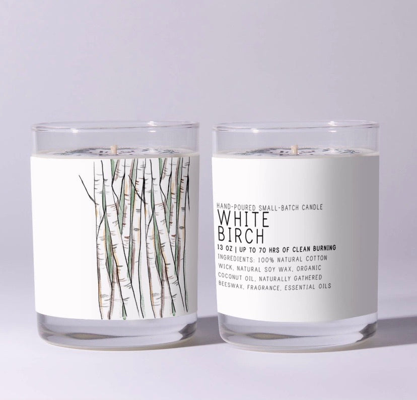 Just Bee Soy Candles  Just Bee White Birch  