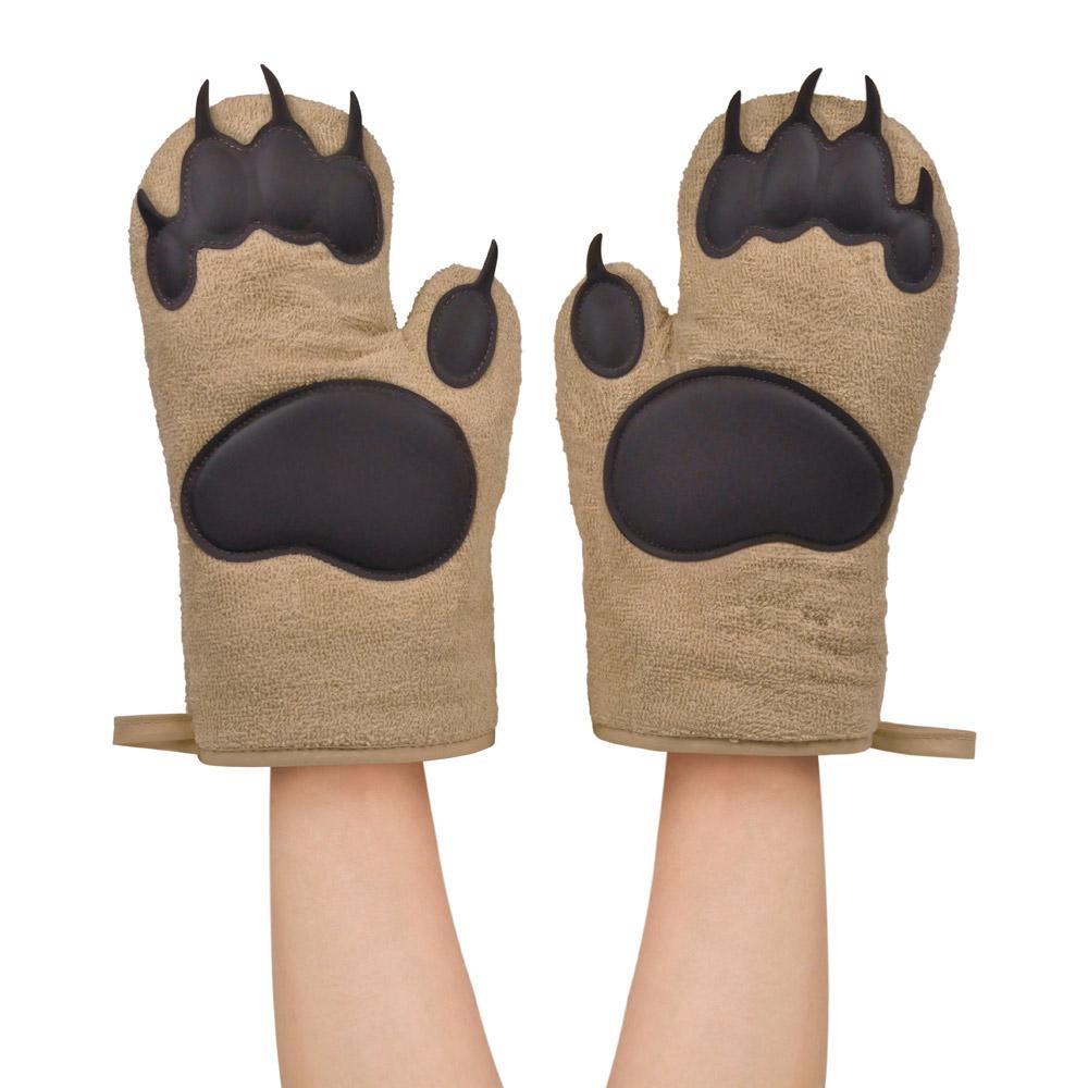 Bear Hands Oven Mitts  Fred and Friends   