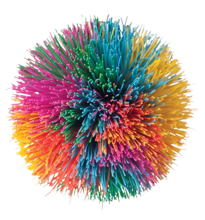 Rainbow Pom Ball  Toysmith   